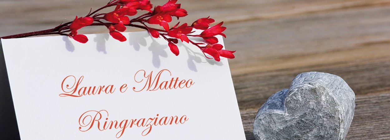 stampa ringraziamenti matrimonio